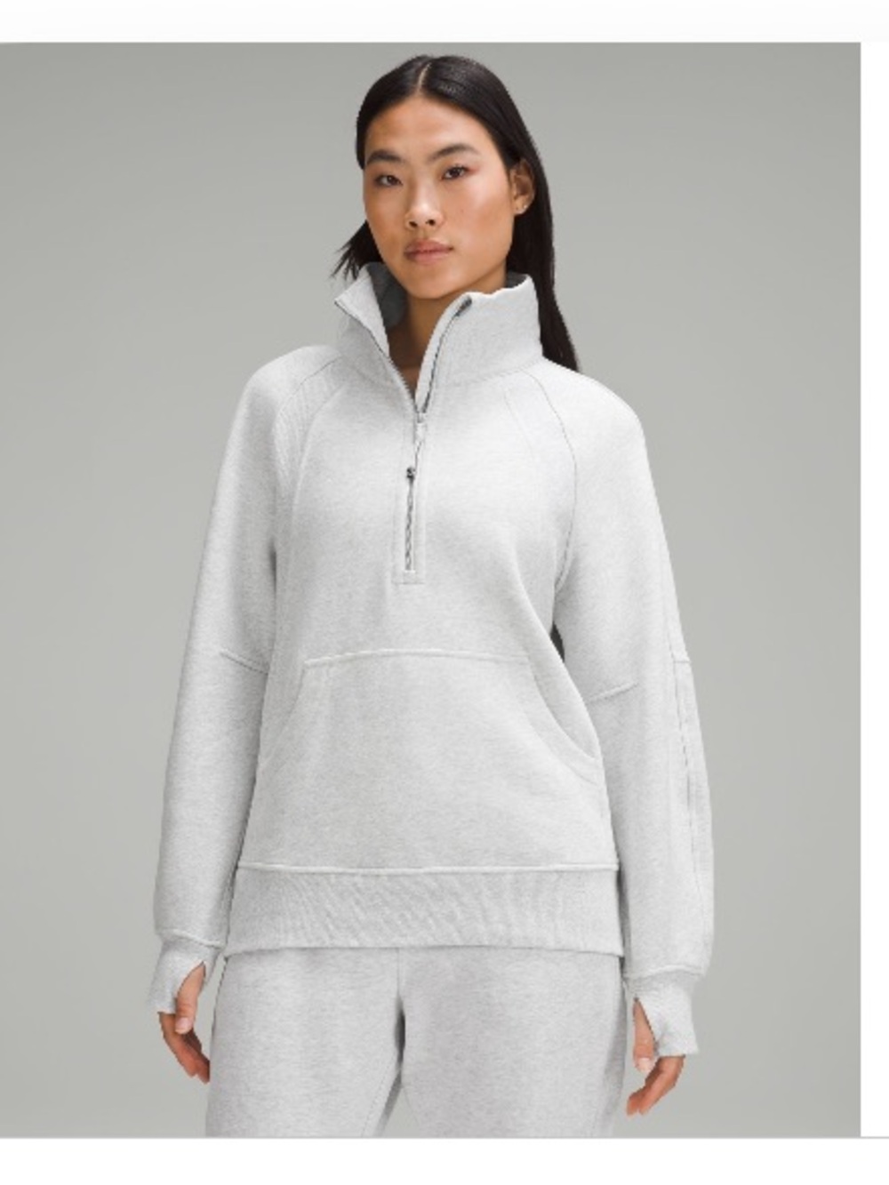 Lululemon Scuba Oversized Funnel-Neck Half Zip, size xs/s